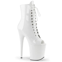 FLAMINGO-1021 Pleaser Shoes Peep Toe Exotic Dancer Boot
