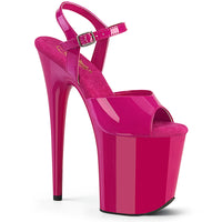 FLAMINGO-809 Hot Pink 8 Inch Heel Pole Dancing Shoes