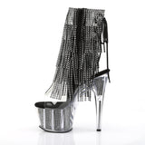 ADORE-1017SRS Pleaser Shoes Sexy Platform Rhinestone Fringe Stripper Shoe