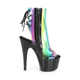 ADORE-1018C-RB Pleaser Shoes Clearance Sale Unique Platform Stripper Boot