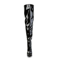 COURTLY-3012 Pleaser Shoes Black Patent Sexy Thigh High Boot