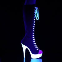 DELIGHT-2000SK-02 Knee High Platform Sneaker Sporty Costume Stripper Boot
