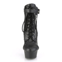 DELIGHT-600-05 Pleaser Shoes Sexy Platform Lace Up Ankle Bootie