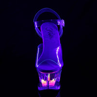 MOON-708FLM Flame Cut Out Platform Stripper Shoe