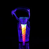 Glowing Unicorn Heel Stripper Shoe