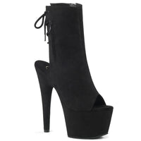 7 Inch Heel, 2 3/4 Inch Platform Open Toe/Heel Ankle Boot, Side Zip - ADORE-1018FS
