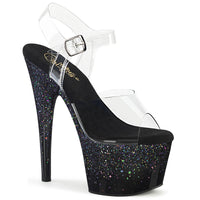 7 Inch Heel, 2 3/4 Inch Platform Ankle Strap Sandal - ADORE-708SS