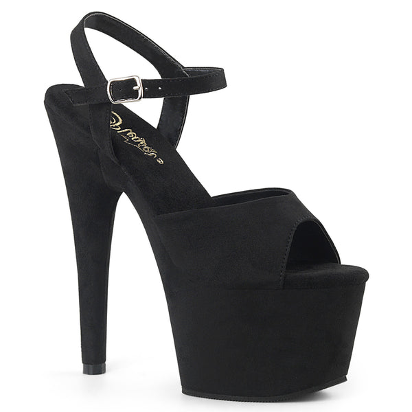 7 Inch Heel, 2 3/4 Inch Platform Ankle Strap Sandal w/ Wrapped Platform Bottom - ADORE-709FS