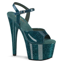 7 Inch Heel, 2 3/4 Inch Platform Ankle Strap Sandal - ADORE-709GP