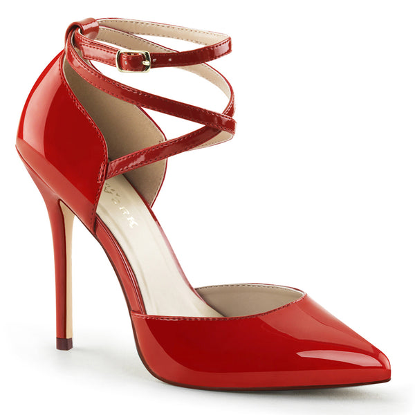 5 Inch Heel, 3/8 Inch Hidden Platform D'Orsay Pump - AMUSE-25