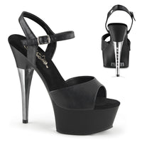 6 Inch Ankle Strap Platform Sandal W/RS On Heel - CAPTIVA-609