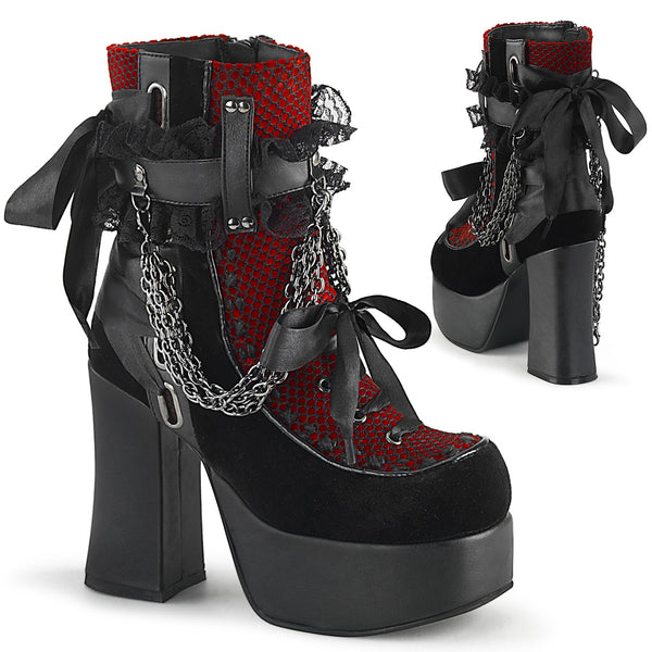 Black gothic heels hotsell
