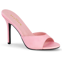 4 Inch Heel Peep Toe Slide - CLASSIQUE-01