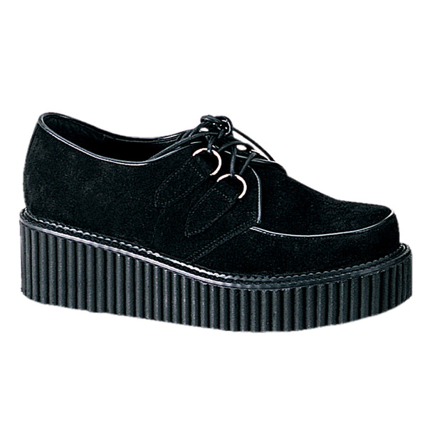 2 Inch Platform Goth Punk Rockabilly Creeper Suede Shoe - CREEPER-101