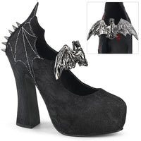 5 Inch Heel 1 1/2 Inch Concealed Platform Maryjane Pump - DEMON-18
