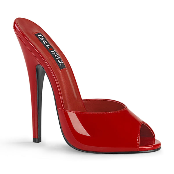 6 Inch Peep Toe Slide - DOMINA-101