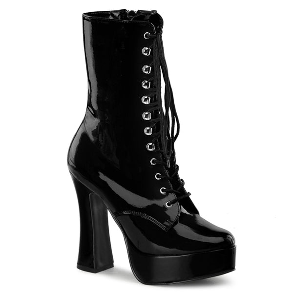5 Inch Stack Heel, 1 1/2 Inch Platform Ankle Boot - ELECTRA-1020