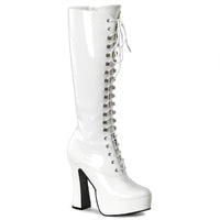 5 Inch Stack Heel, 1 1/2 Inch Platform Knee Hi Boots - ELECTRA-2020