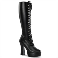 5 Inch Stack Heel, 1 1/2 Inch Platform Boots - ELECTRA-2023