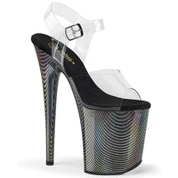8 Inch Heel, 4 Inch Platform Ankle Strap Sandal - FLAMINGO-808HCP