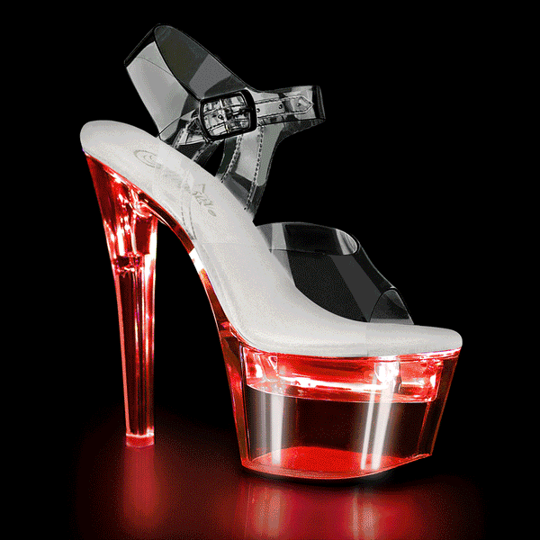 FLASHDANCE-708 Light Up 7 Inch Pole Dancing Shoes