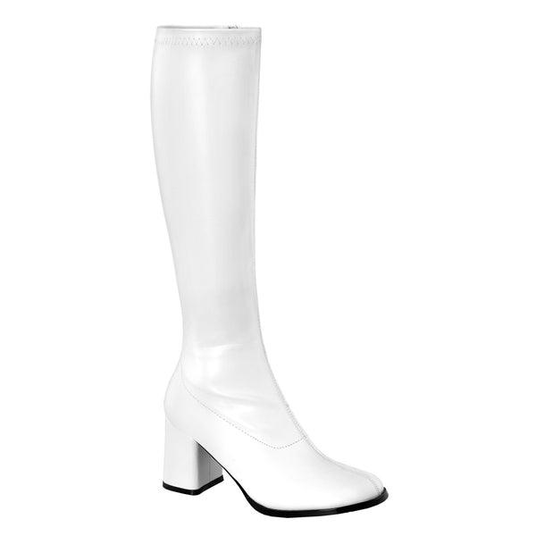 3 Inch Block Heel Gogo Boot, Side Zip - GOGO-300