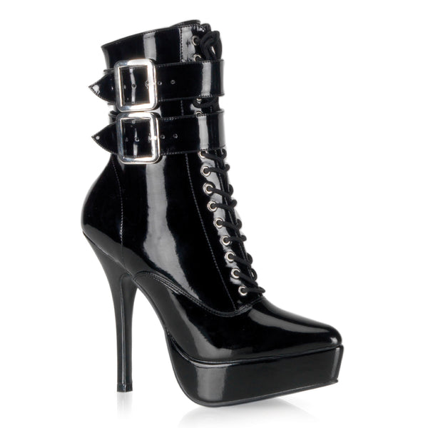 5 1/4 Inch Lace-Up Platform Ankle Boot - INDULGE-1026