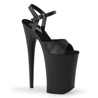 9 Inch Heel, 5 1/4 Inch Platform Ankle Strap Sandal - INFINITY-909