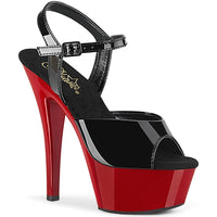 6 Inch Heel, 1 3/4 Inch Platform Ankle Strap Sandal - KISS-209