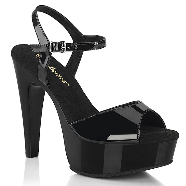 5 Inch Heel, 1 3/4 Inch Platform Ankle Strap Sandal - MARTINI-509