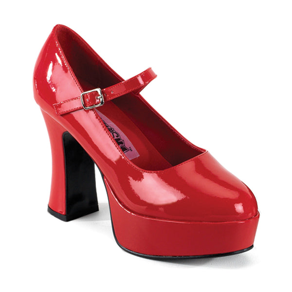 4 Inch Heel, 1 1/2 Inch Platform, Heel Mary Jane Pump - MARYJANE-50