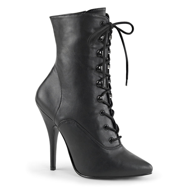 5 Inch Lace-Up Ankle Boot, Side Zip - SEDUCE-1020