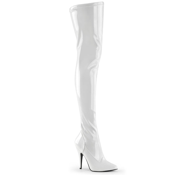 5 Inch Plain Stretch Thigh Boot - SEDUCE-3000