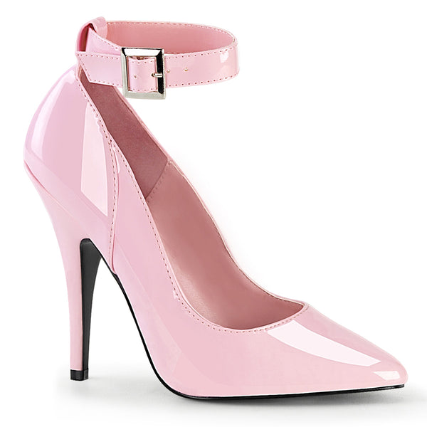 5 Inch Heel Ankle Strap Pump - SEDUCE-431