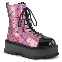 2 Inch Platform Lace-Up Ankle Boot - SLACKER-88