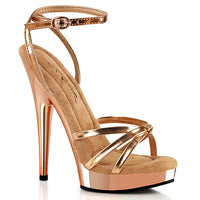 6 Inch Heel, 1 Inch Platform Wrap Around Knotted Strap Sandal - SULTRY-638