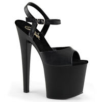 7 1/2 Inch Heel Ankle Strap Platform Sandal - TABOO-709