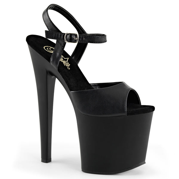 7 1/2 Inch Heel Ankle Strap Platform Sandal - TABOO-709