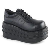 3 1/2 Inch Platform Lace-Up Shoes - TEMPO-08