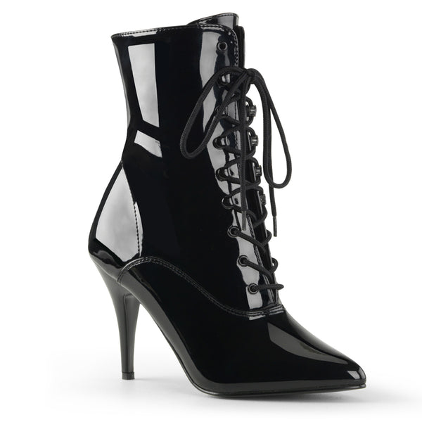 4 Inch Lace-Up Ankle Boot, Side Zip - VANITY-1020
